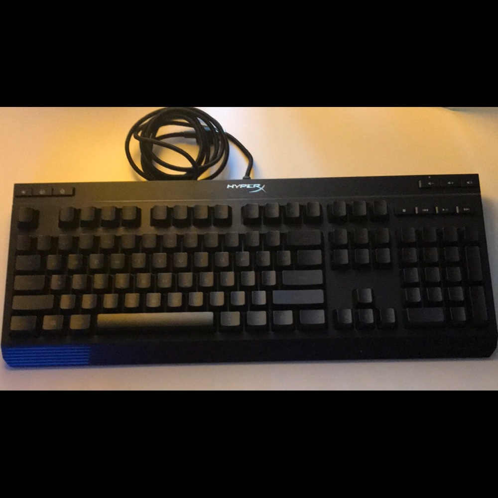 HyperX gaming keyboard